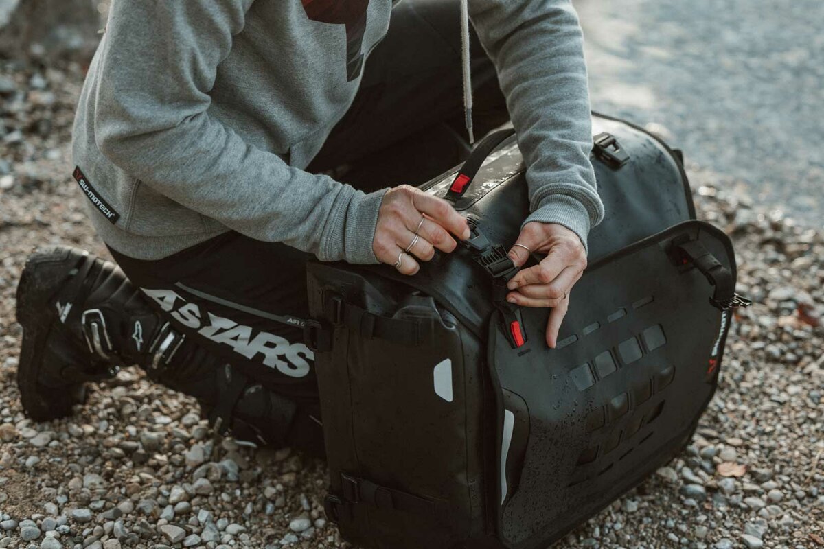 SW-Motech SysBag WP L mit Adapterplatte rechts für Honda XL 750 Transalp (23-)