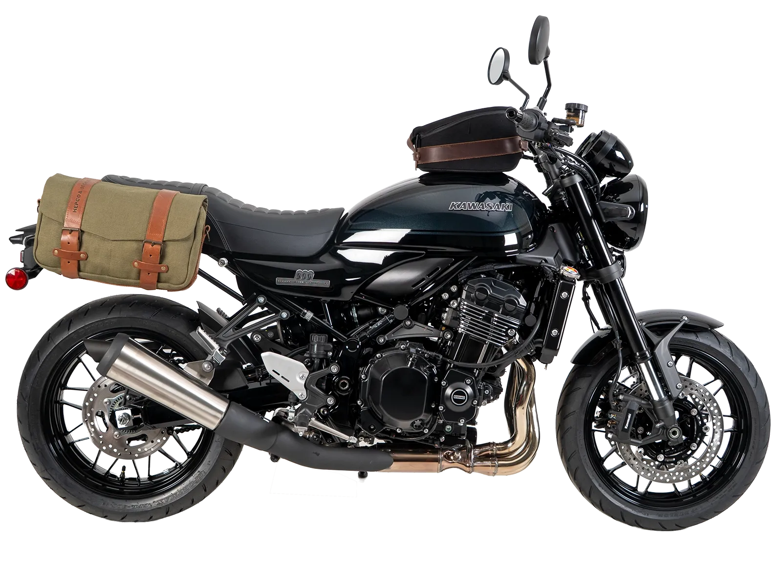 C-Bow Seitenträger schwarz für Kawasaki Z 900 RS /Black Ball Edition (26-) Hepco & Becker
