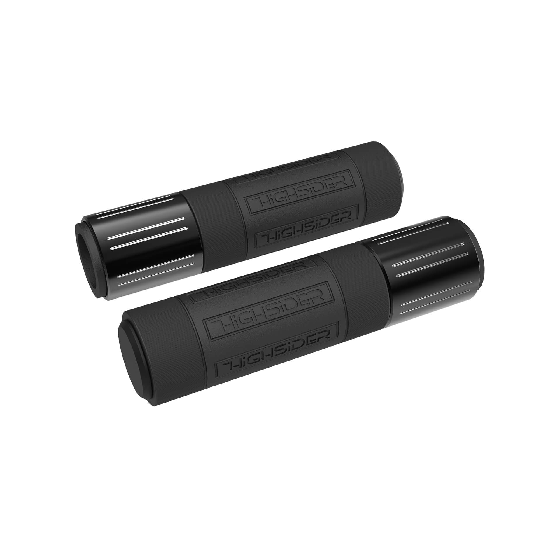 HIGHSIDER CONERO Lenkergriffgummi schwarz glänzend