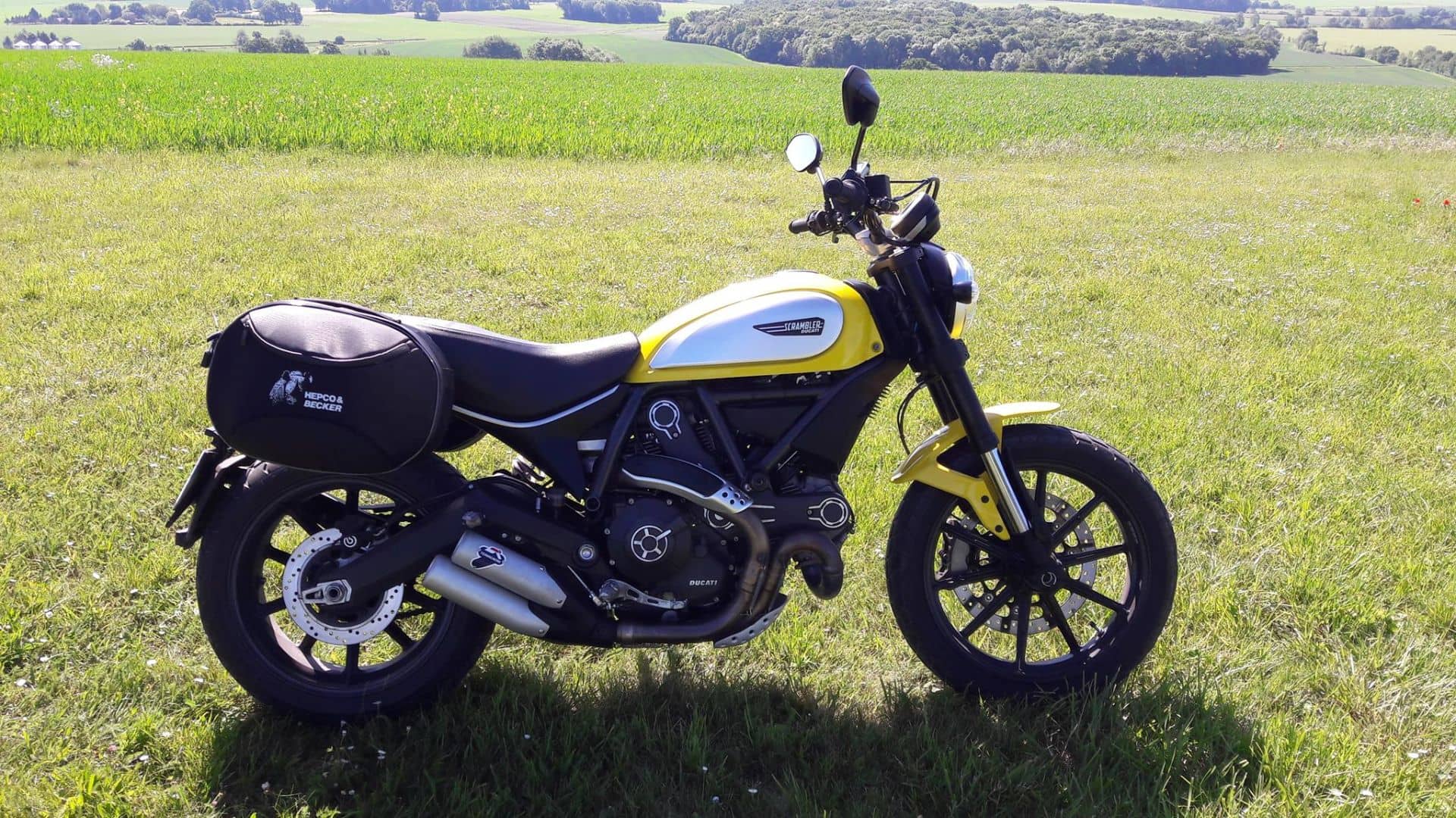 C-Bow Seitenträger schwarz für Ducati Scrambler 800 (15-18) Hepco & Becker