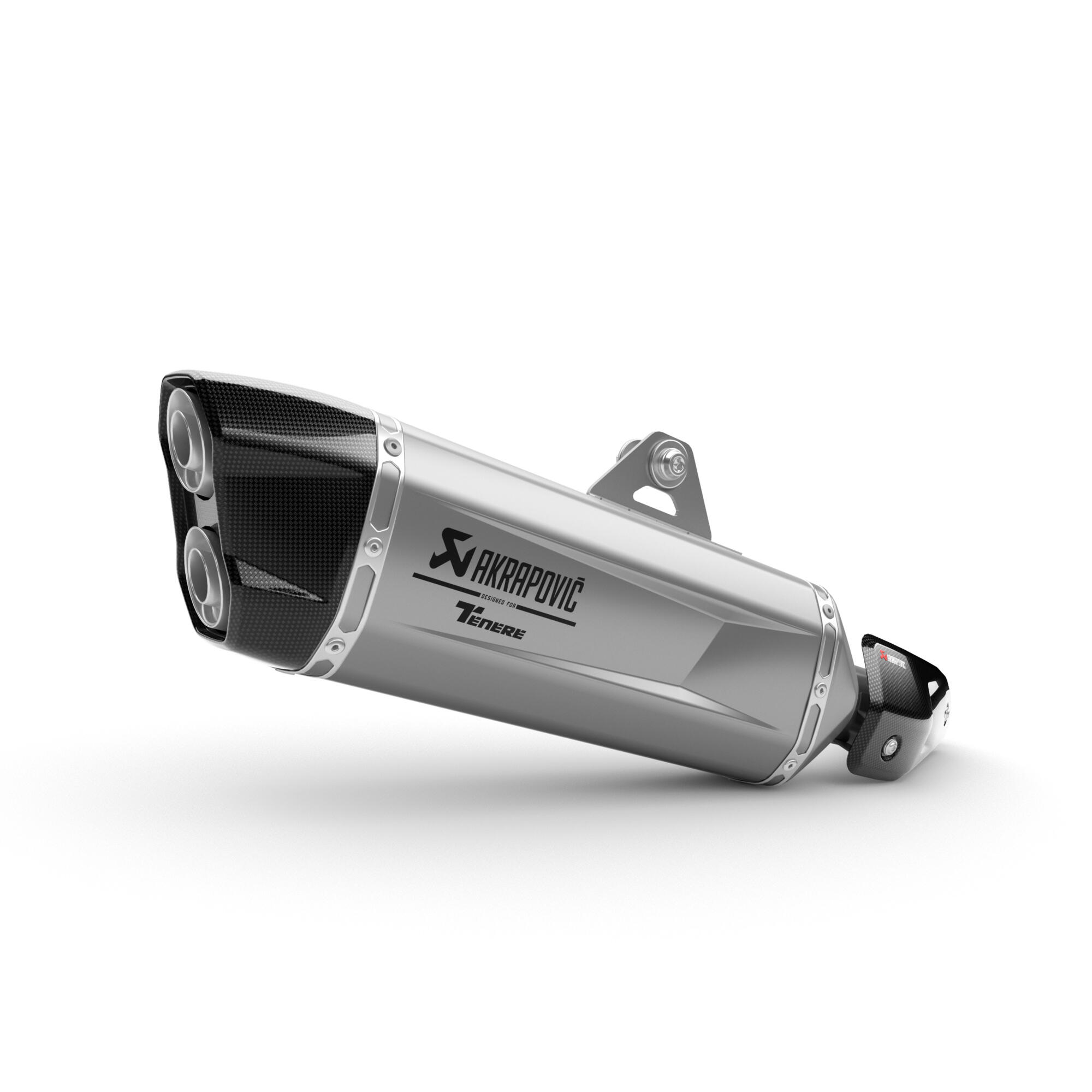 Akrapovic Slip-on-Schalldämpfer titanium für Yamaha XTZ 700 Tenere (23-) / World Raid (22-) / Rally