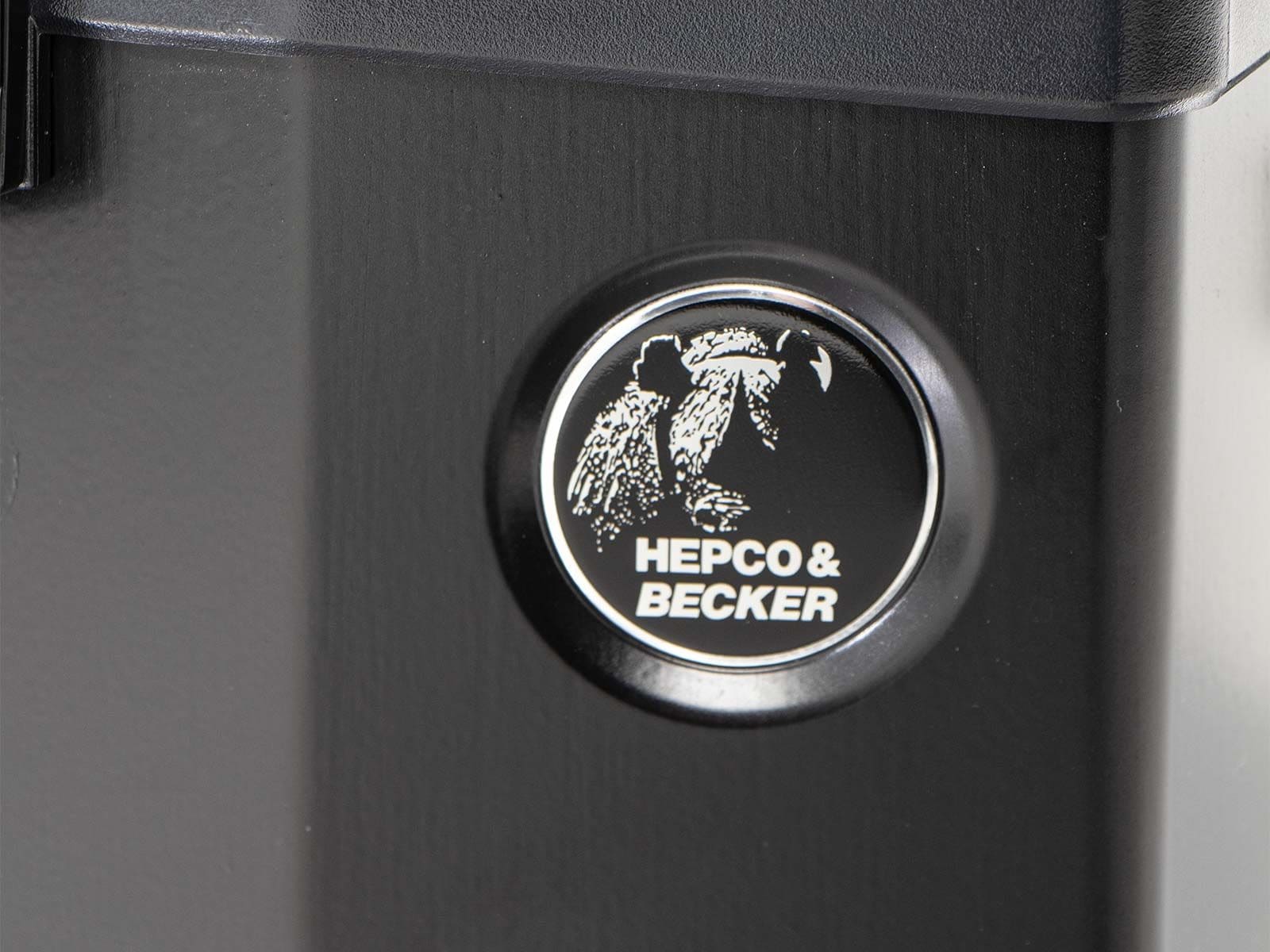 Alu-Topcase Xplorer 60 Liter Aluminium schwarz Hepco & Becker