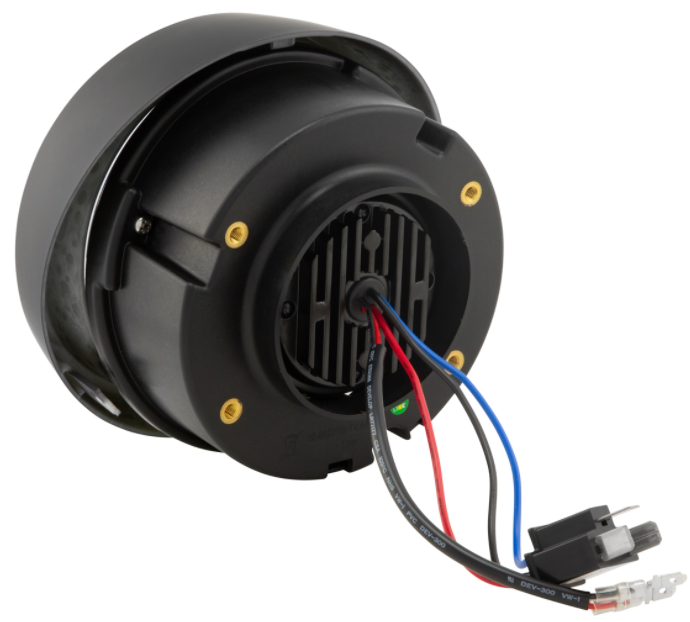 Scheinwerfer LED für Vespa Primavera 50-150ccm 2T/​4T (-'18), schwarz matt
