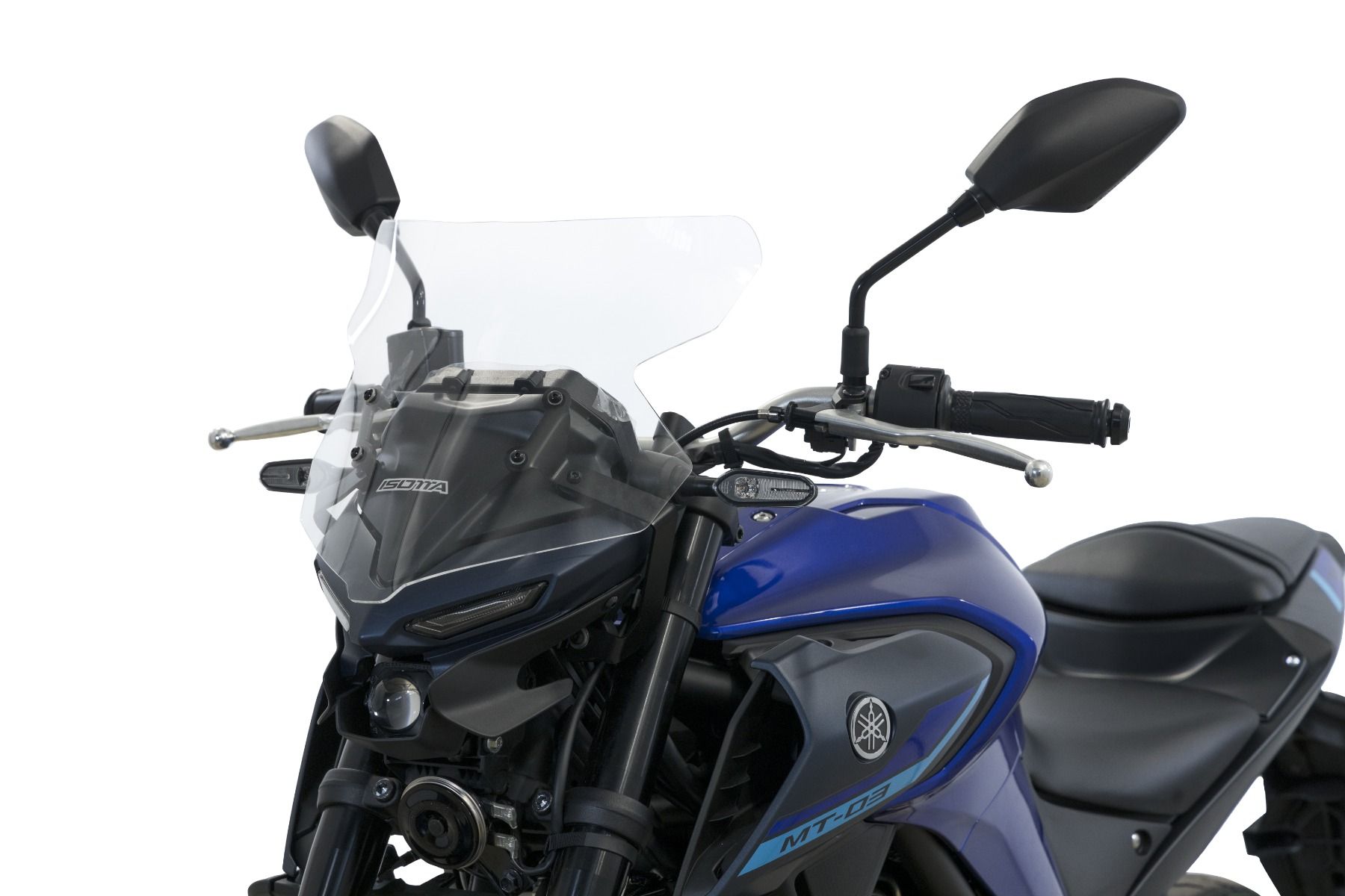 Hohes Windschild klar für Yamaha MT-03 (22-24)