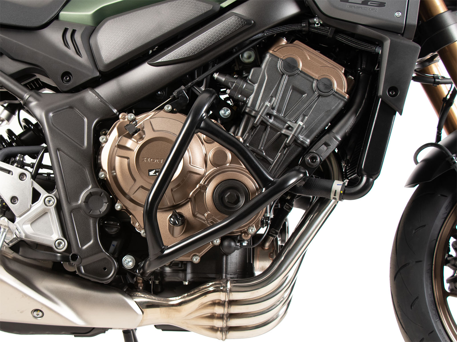 Motorschutzbügel "Solid" schwarz für Honda CB 650 R (24-) Hepco & Becker
