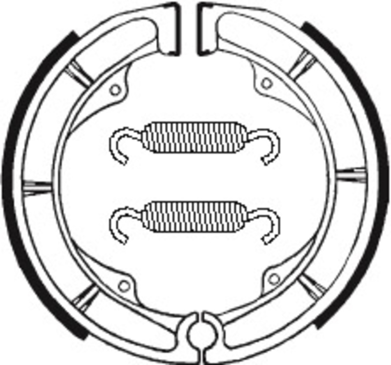 Tecnium Street/ATV Organische Bremsbacken - BA018