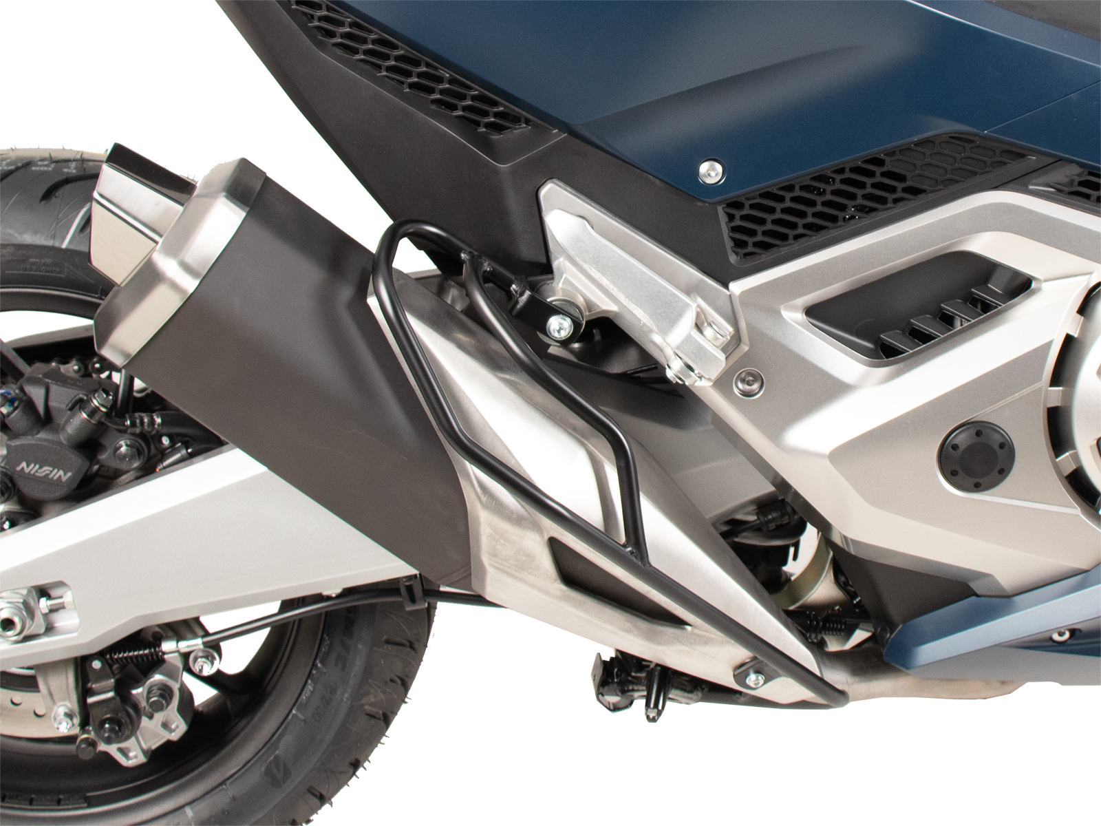 Zierbügel Endtopf schwarz für Honda NSS 750 Forza (21-) Hepco & Becker