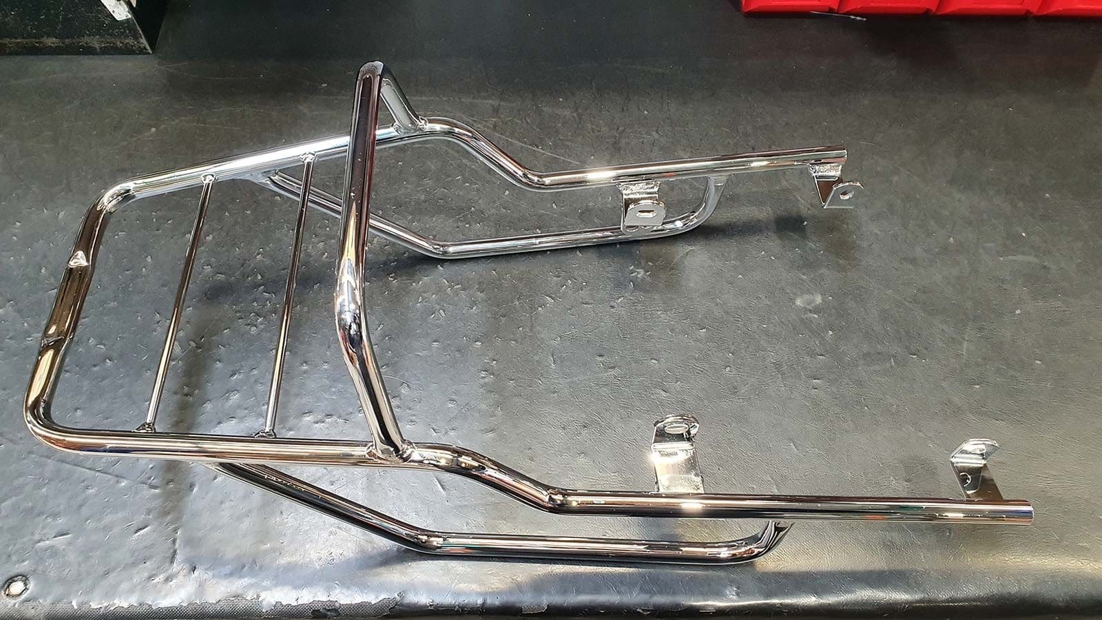 Rohrgepäckbrücke Topcase-Träger chrom für Honda GB 500 Clubman (1992) Hepco & Becker