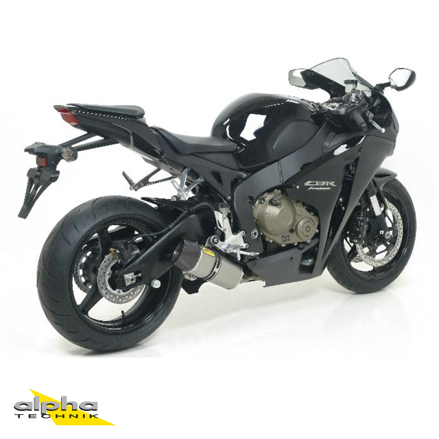 ARROW Auspuff INDY-RACE für Honda CBR1000RR 2008-2016, Titan (Für ARROW Krümmer)