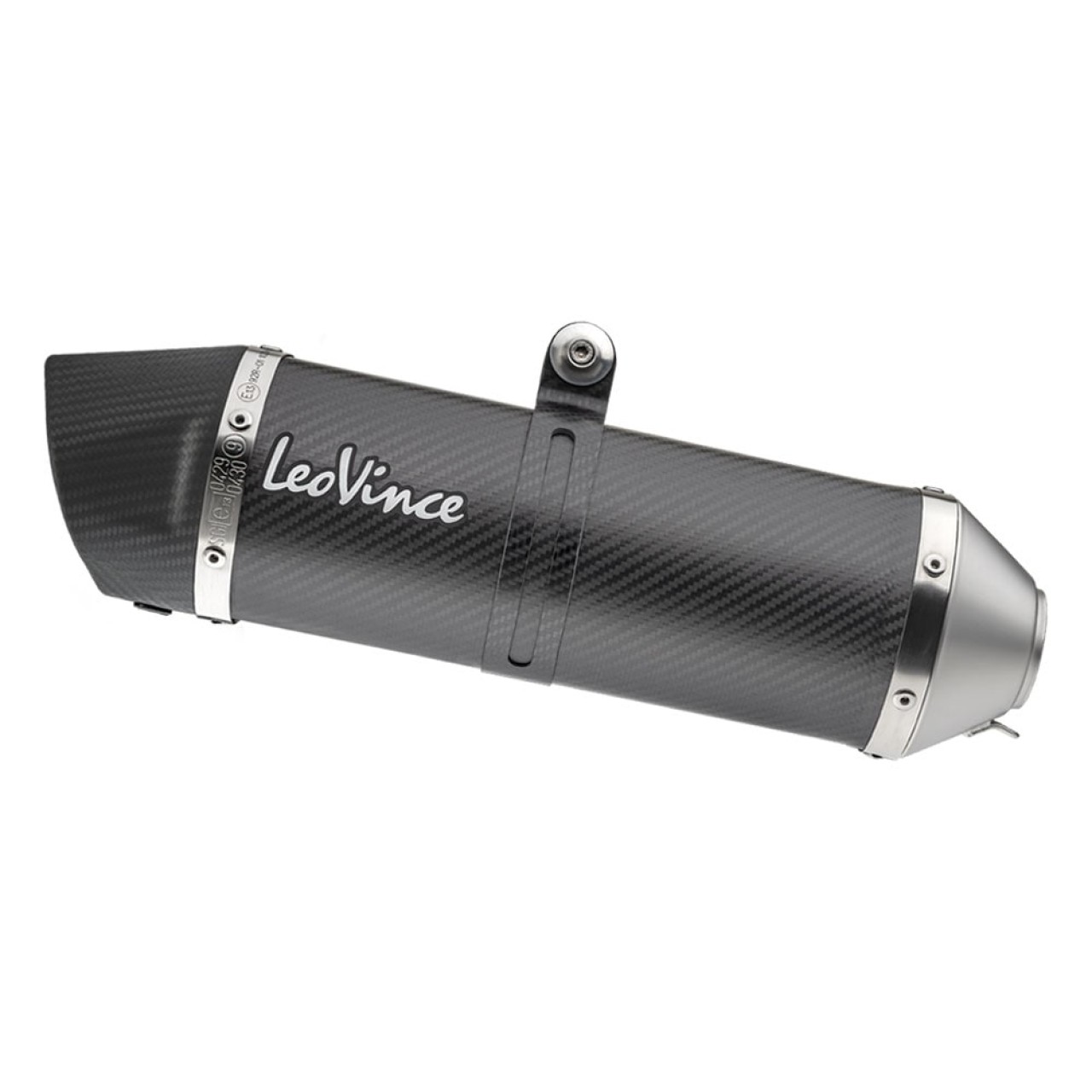 LeoVince Komplettanlage LV One Evo für Yamaha MT-125 /YZF-R 125, Carbon, E-Gutachten