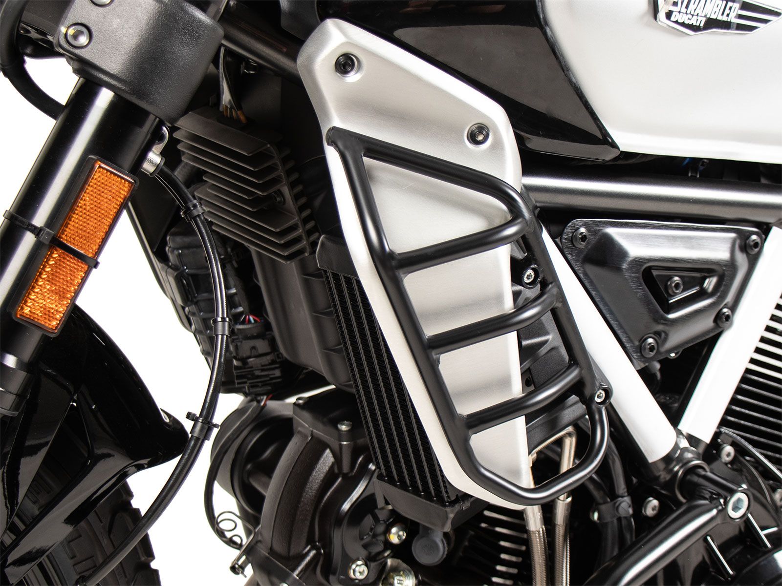 Kühlerschutz schwarz für Ducati Scrambler 800 Icon (23-) Hepco & Becker