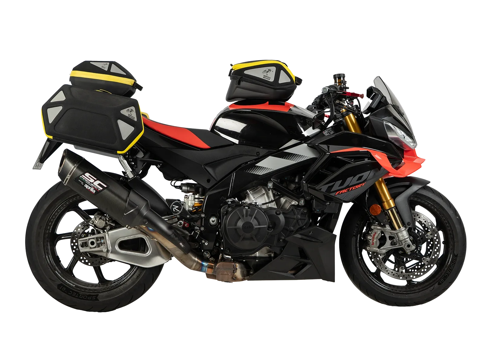 C-Bow Seitenträger schwarz für Aprilia Tuono V4 1100 Factory (25-) Hepco & Becker