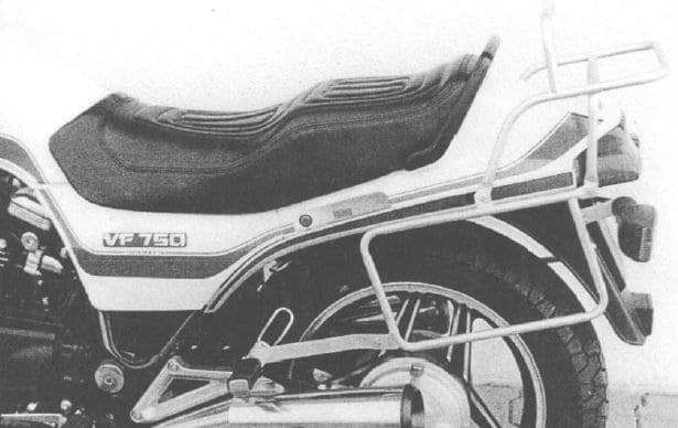 Rohrgepäckbrücke Topcase-Träger und Seitenkofferträger schwarz für Honda VF 750 S (82-84)