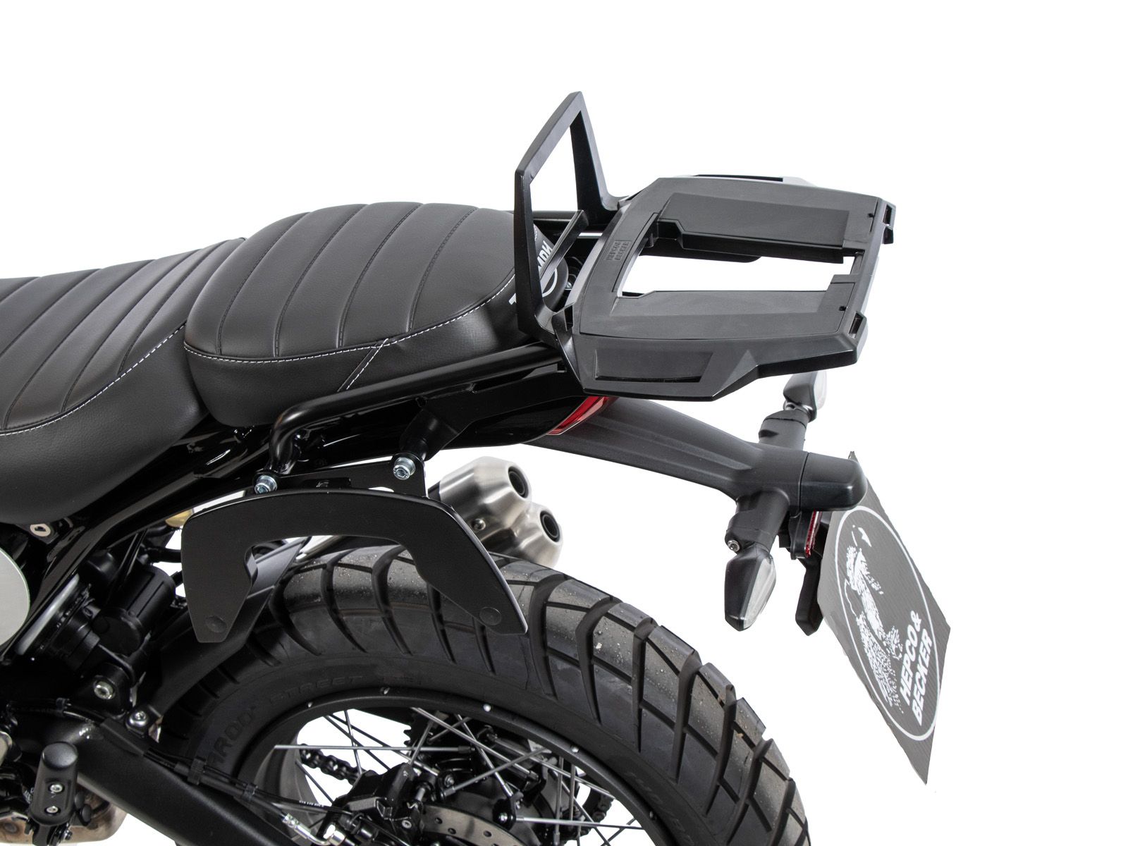 C-Bow Seitenträger schwarz für Triumph Scrambler 400 XC (25-) Hepco & Becker