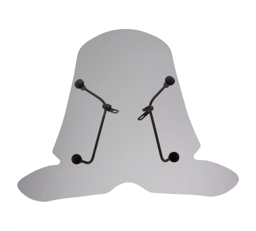 Windschild ERMAX Grandissimo H 650 mm für Vespa GTV /​GT 60 (-`22), getönt