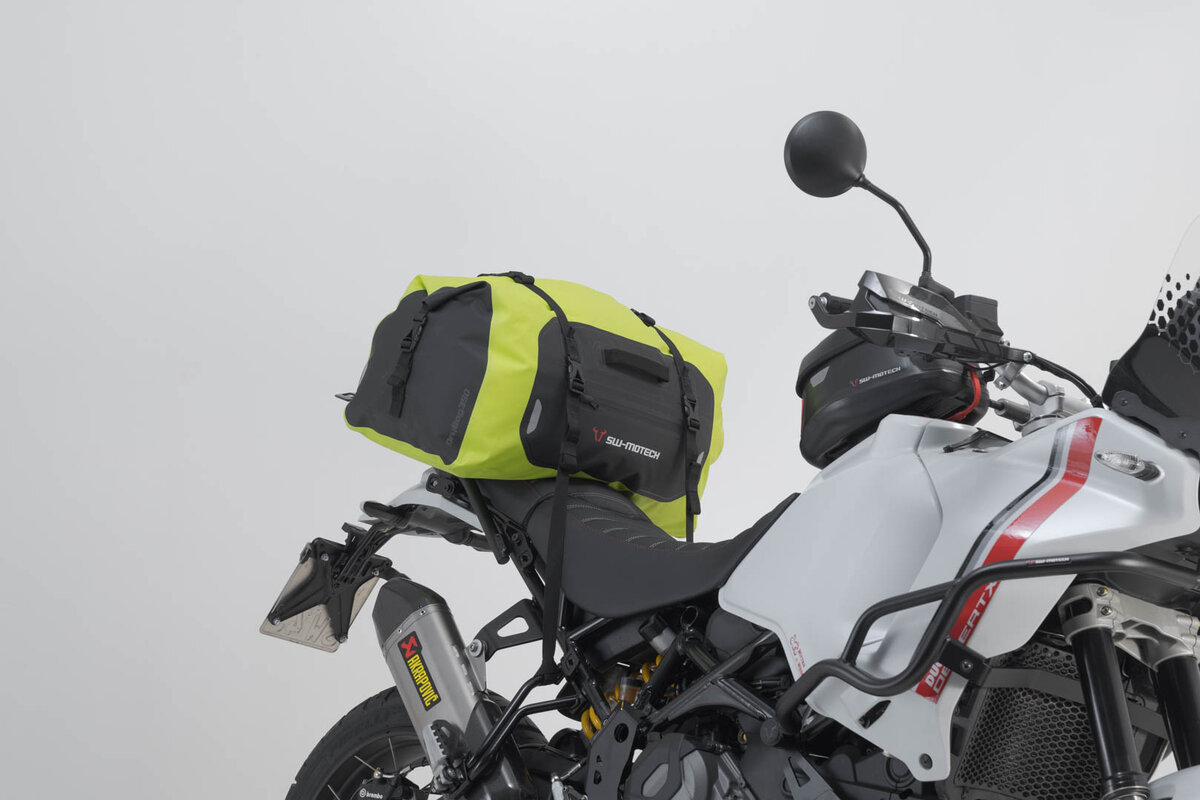 SW-Motech Drybag 350 Hecktasche für Yamaha MT-03 ABS, signalgelb / grau
