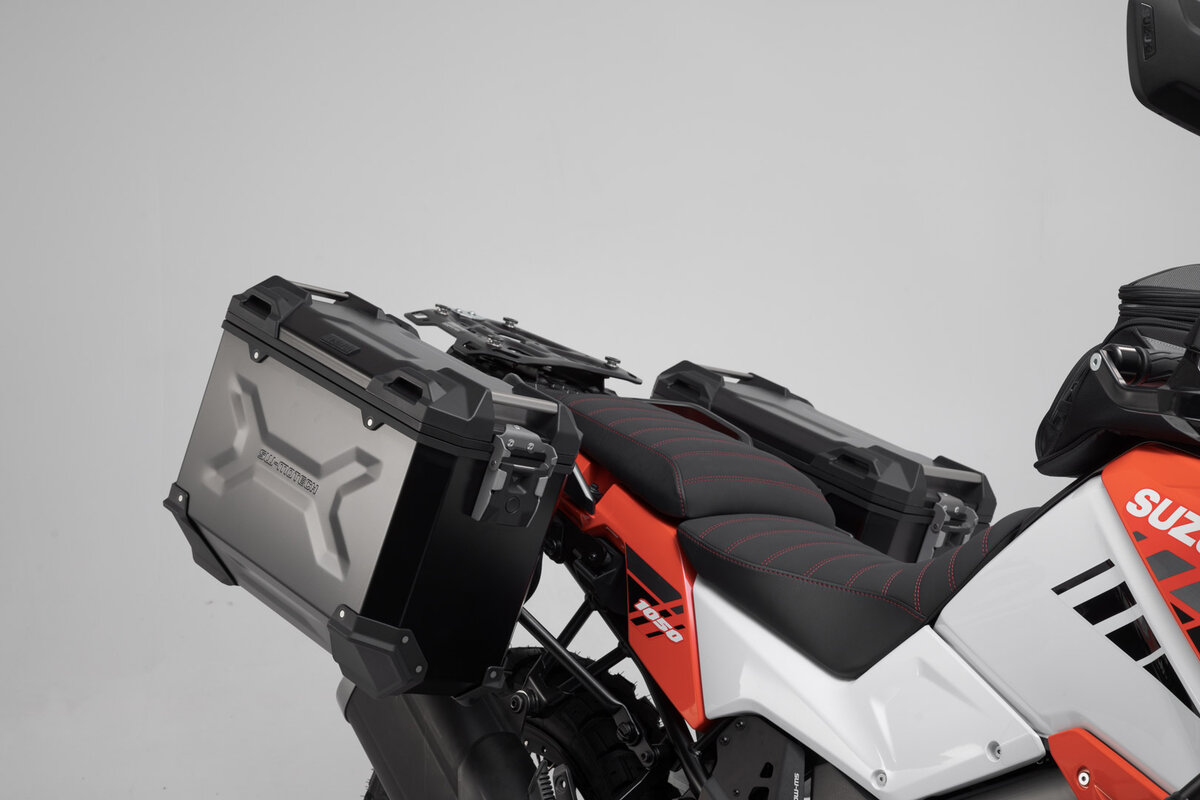 SW-Motech TRAX ADV Alukoffer-System silber für Suzuki V-Strom 1050 /XT (19-21), WEF0