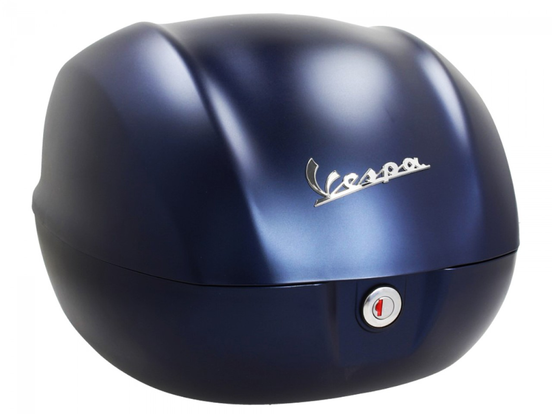 Original Topcase 32 l. für Vespa Primavera dunkel blau opaco 288/A