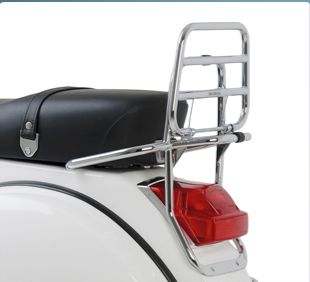 Original Heck Klapp Gepäckträger hinten aus Chrom für Vespa PX 125/150