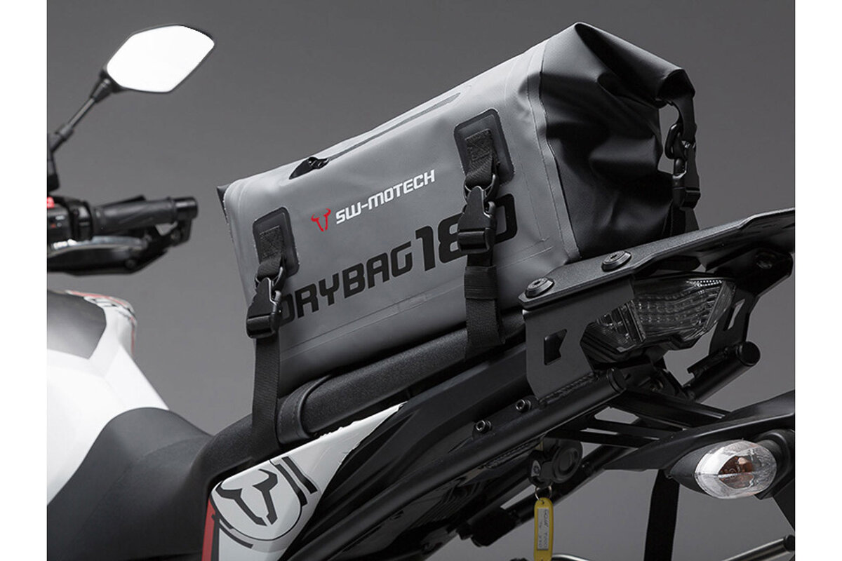 SW-Motech Drybag 180 Hecktasche für Aprilia RSV 1000 R /Tuono, grau / schwarz