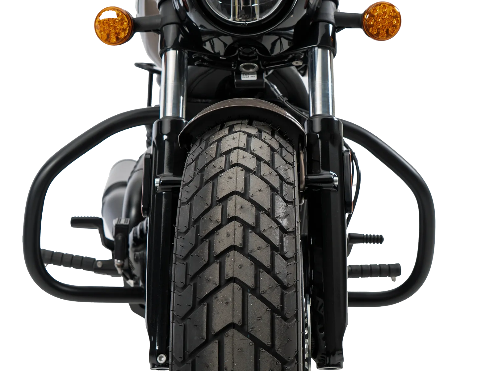 Motorschutzbügel schwarz für Indian Scout Sixty Classic (25-) (mit vorverlegter Fußrastenanlage)