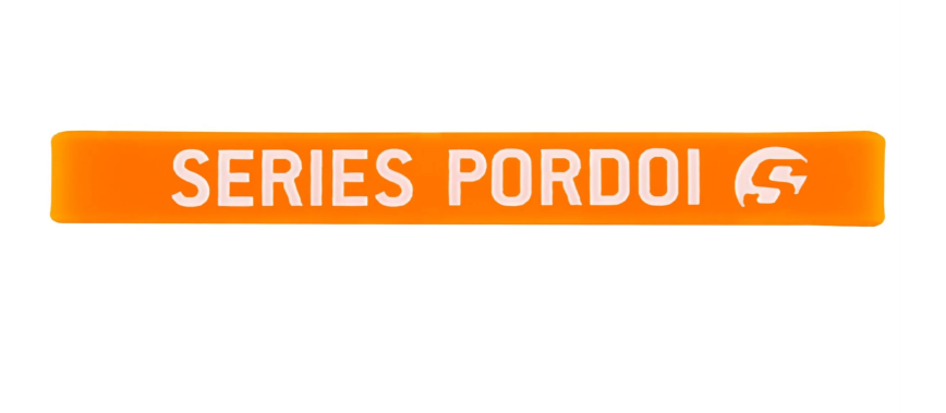 Gummiband "SERIES PORDOI"  für Kotflügelnippel, orange