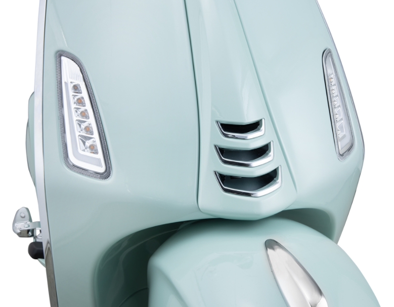 Blinker Kit vorne links/rechts für Vespa Primavera/​Sprint 50ccm 2T/​4T, klar