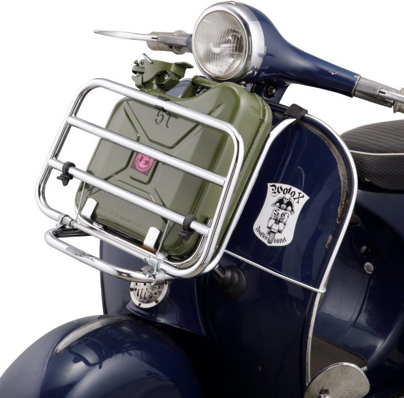 Gepäckträger vorne für Vespa PX 80-200ccm, klappbar, chrom