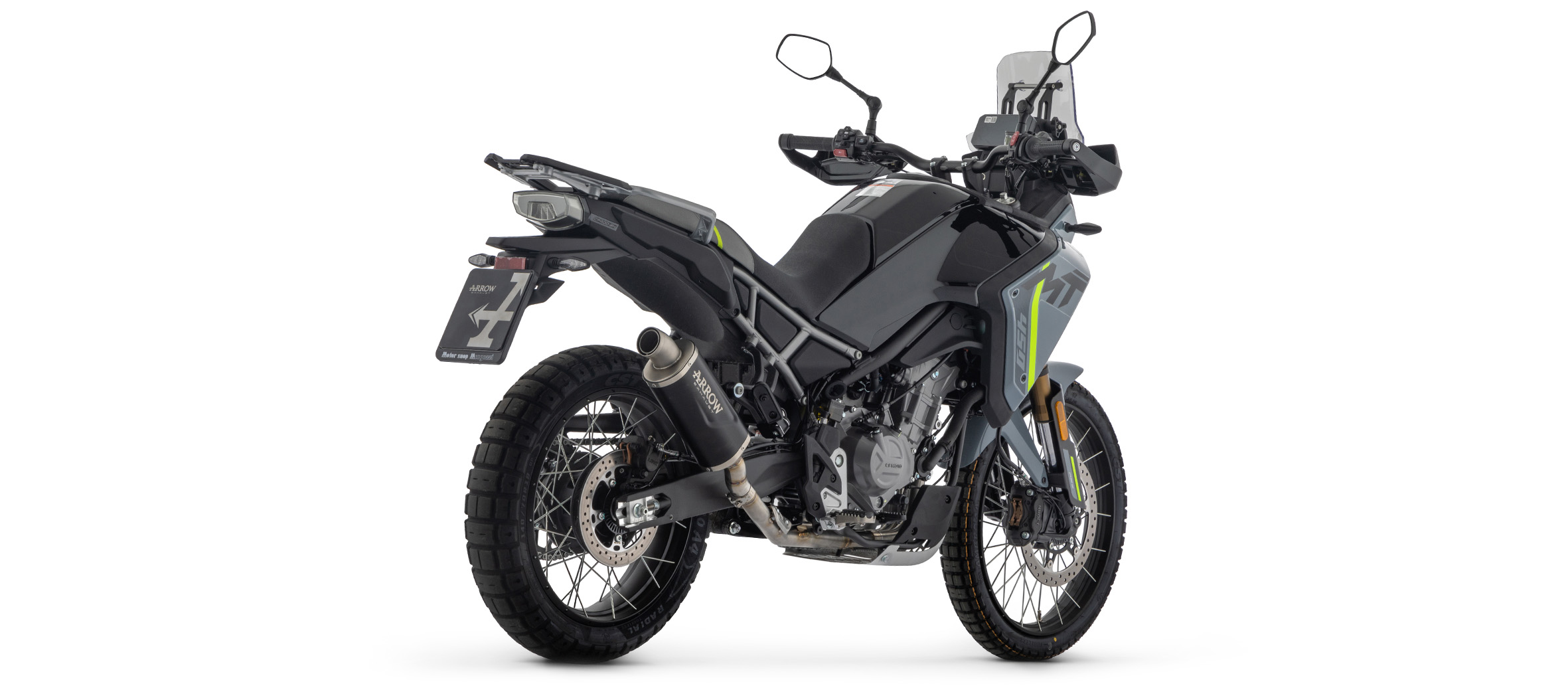 ARROW Auspuff INDY RACE EVO Titan für CF Moto 450MT 2025-
