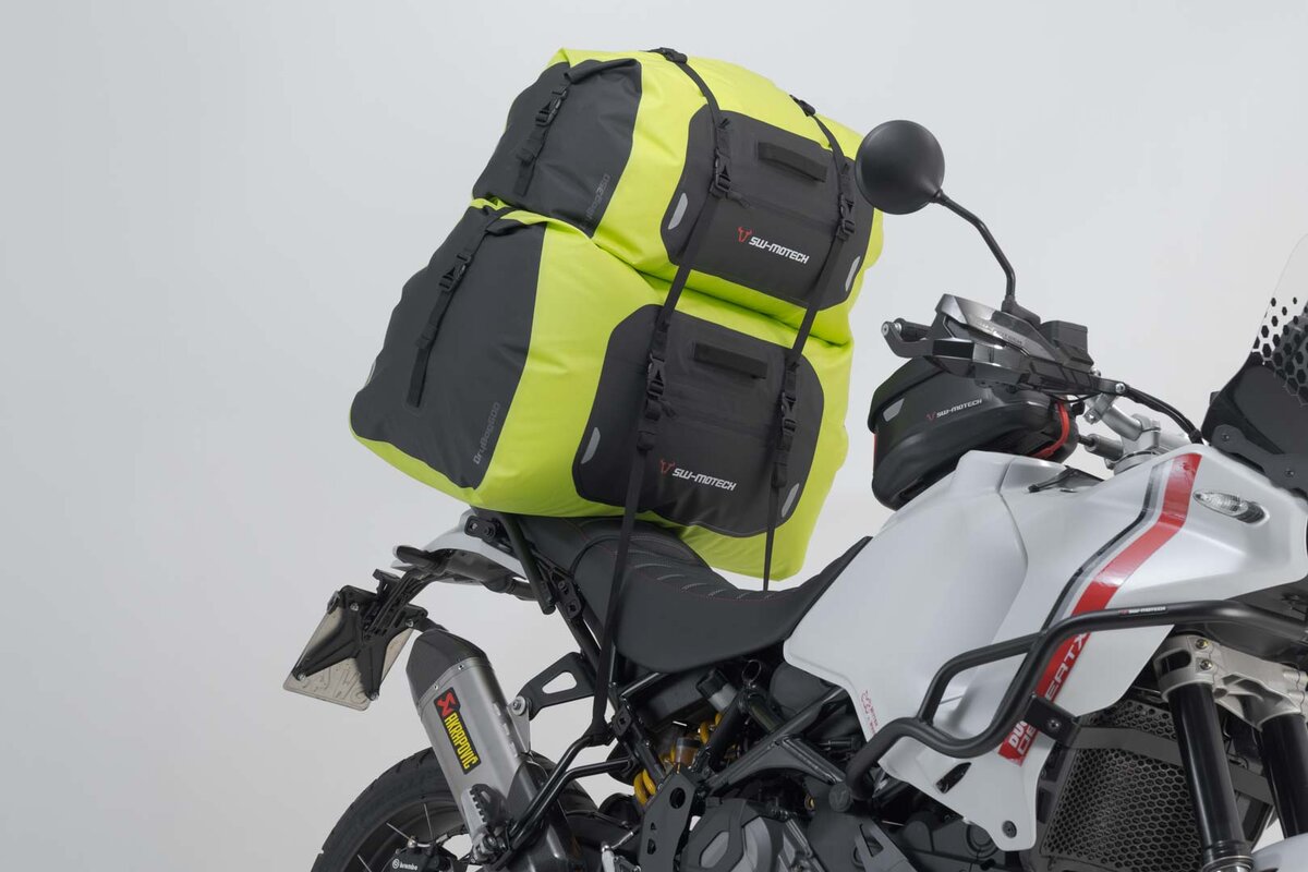 SW-Motech Drybag 600 Hecktasche für Royal Enfield Classic 350, gelb / grau