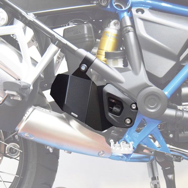 Hitzeschutz für BMW R 1200 GS LC /Rallye (17-18), R 1250 GS, Alu, schwarz