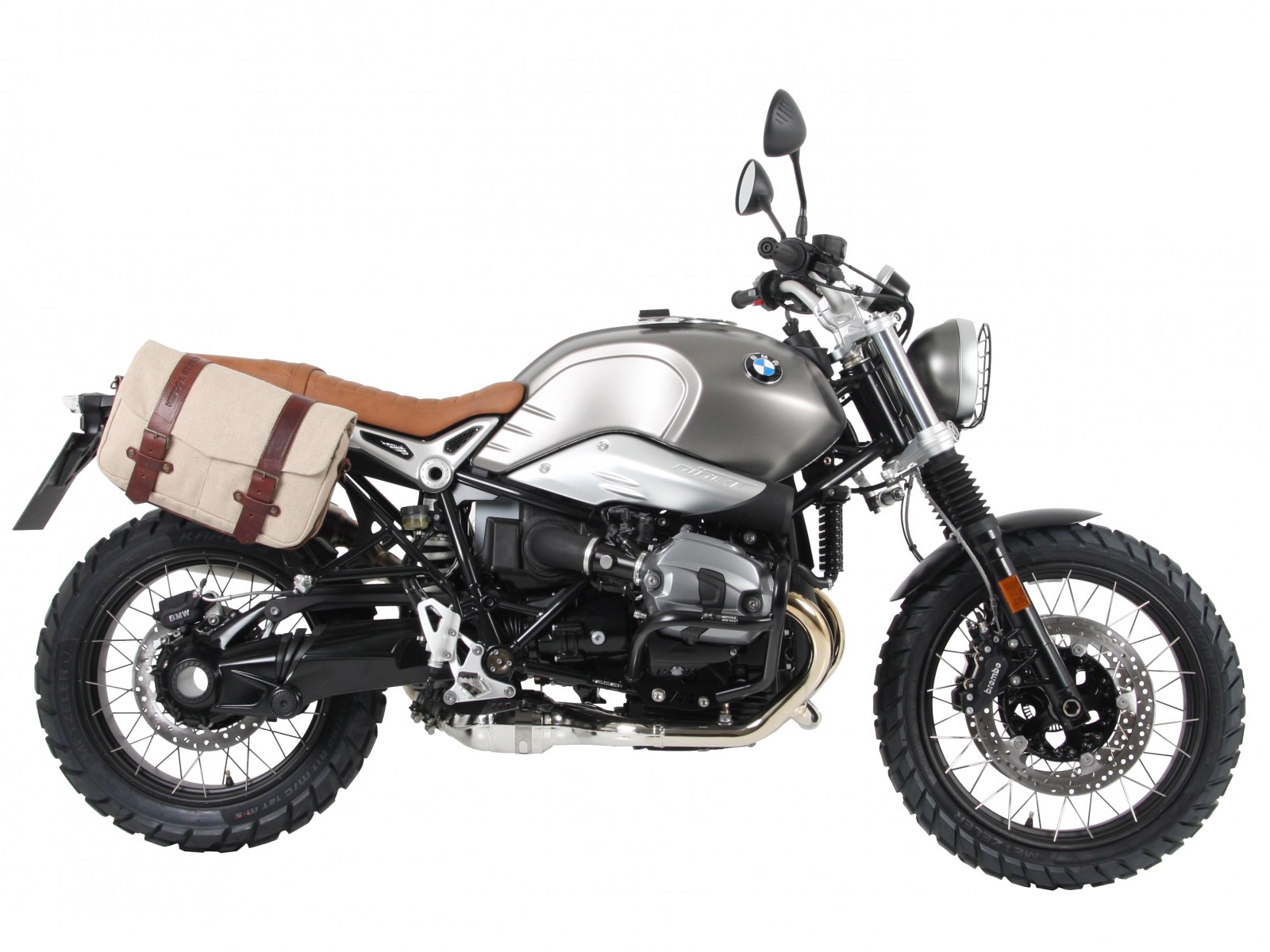 C-Bow Seitenträger schwarz für BMW R nineT Scrambler (16-23) / Urban G/S 40 Years Edition