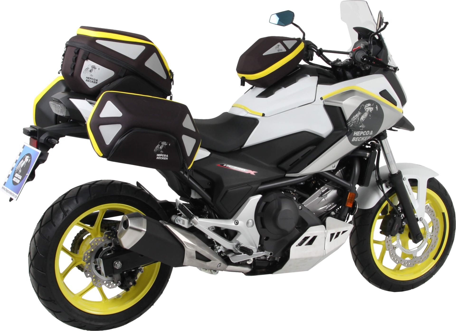 C-Bow Seitenträger schwarz für Honda NC 700 X (12-13) /750 X/DCT (14-20) Hepco & Becker