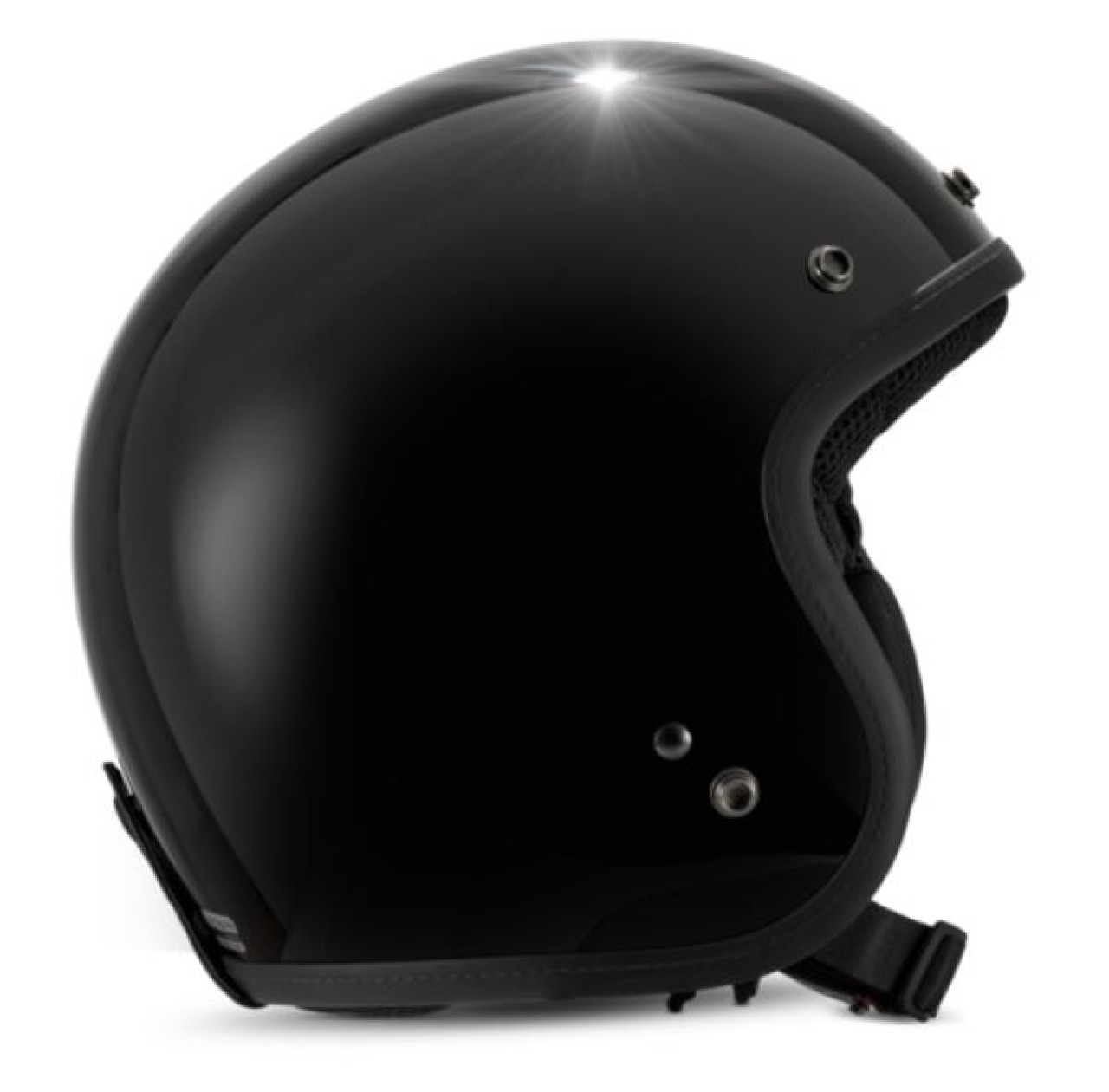 Vespa Jethelm Versilia schwarz - XS