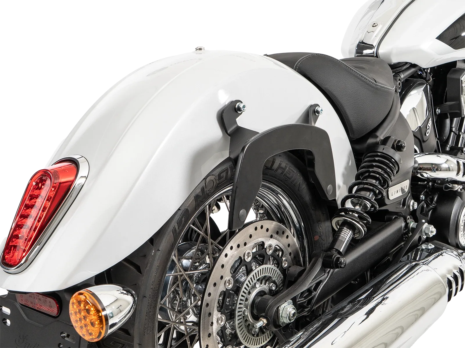 C-Bow Seitenträger schwarz für Indian Scout Classic 1250 (25-) Hepco & Becker