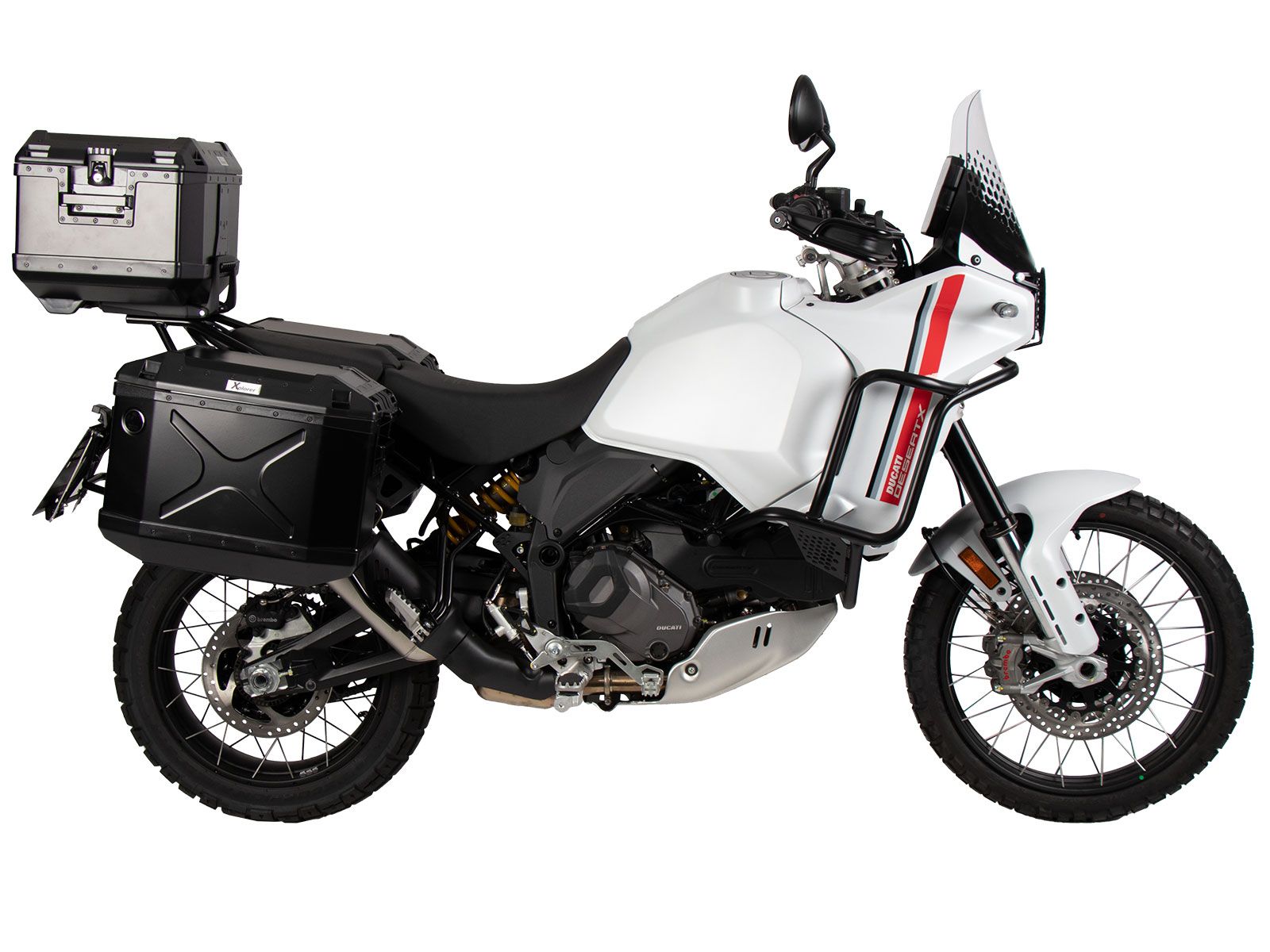 Alurack Topcase-Träger für Ducati DesertX (22-) Hepco & Becker