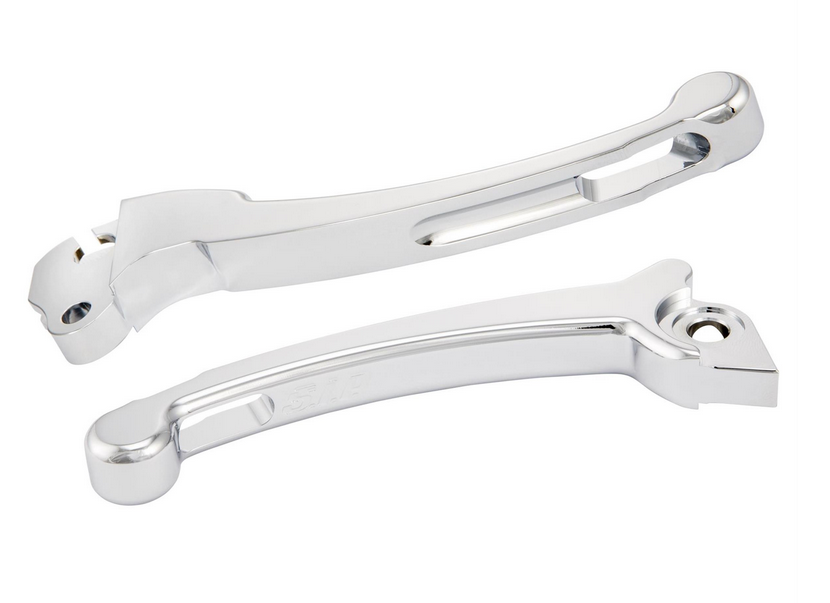 Sporthebel Set Kupplung/Bremse für Vespa PX 125-200ccm, HBZ Grimeca, rechts/links, chrom