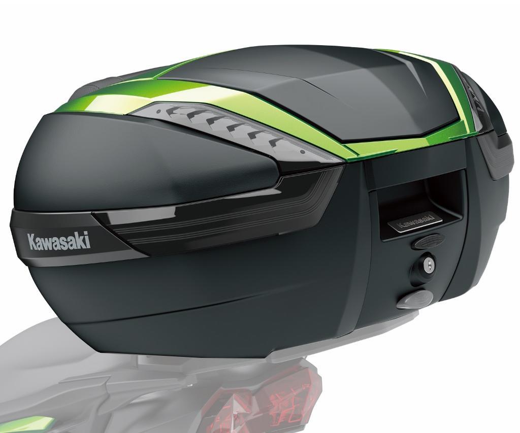 Blende für Topcase 47L Original Kawasaki - Candy Lime Green Type3 (51P)