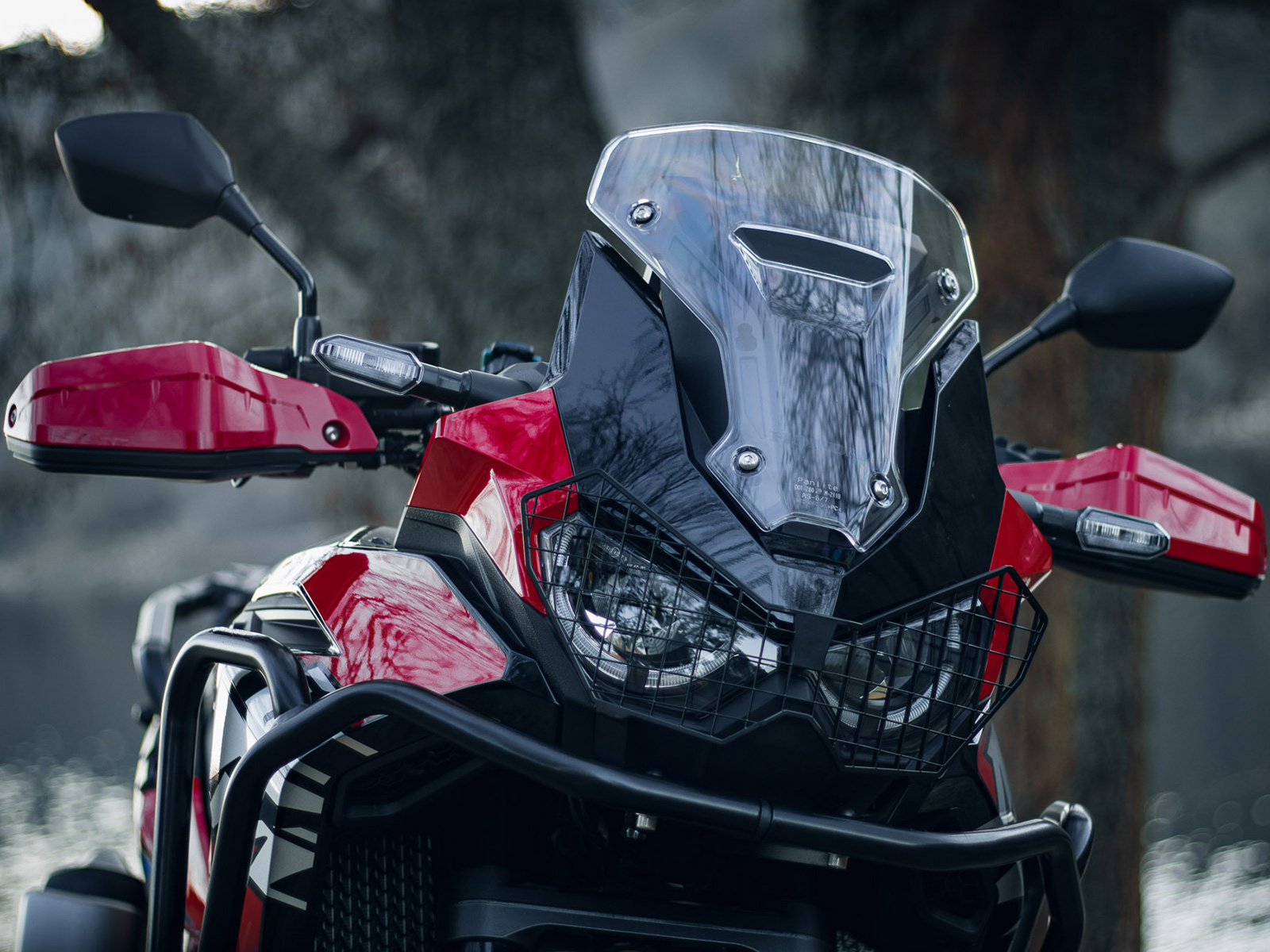 Lampenschutzgitter schwarz für Honda CRF 1100 Africa Twin (20-23) Hepco & Becker
