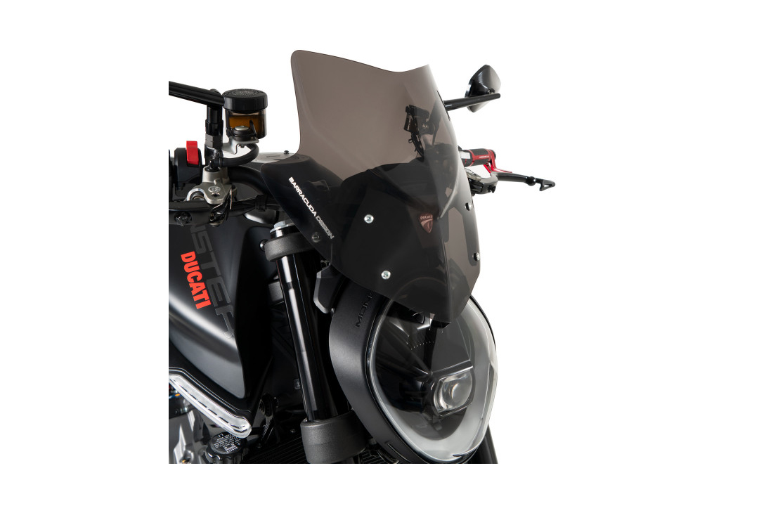Barracuda Windschild Aerosport Plexiglas für Ducati Monster 937 Modelljahr 2021-