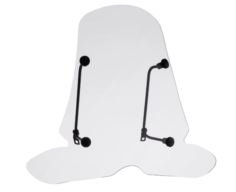 Windschild ERMAX Grandissimo H 650 mm für Vespa GTV /​GT 60 (-`22), klar