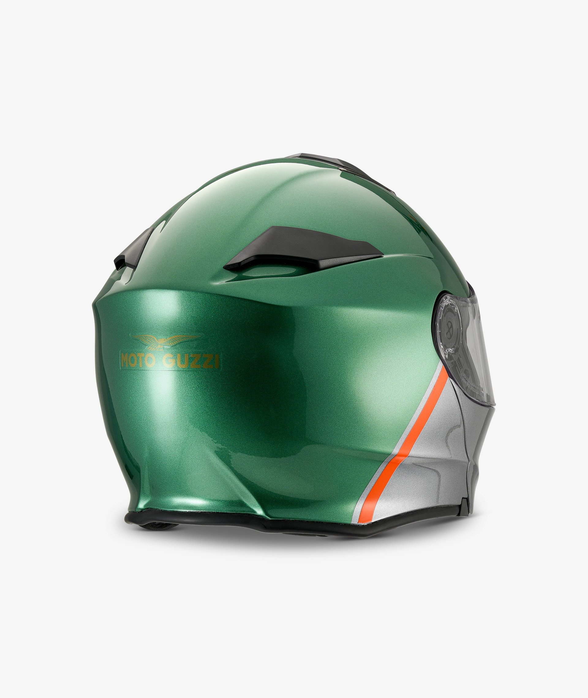 Moto Guzzi Helm „Modular BT“ grün mit Bluetooth