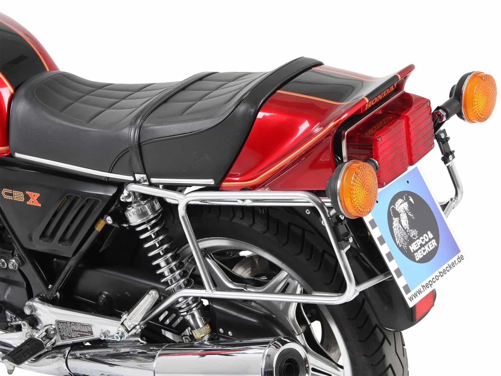 Seitenkofferträger festverschraubt chrom für Honda CBX 1000 (78-80) Hepco & Becker