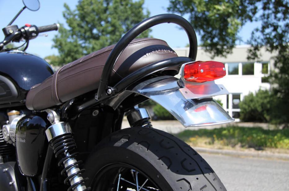 LSL Aluminium-Fender Street Twin, hinten
