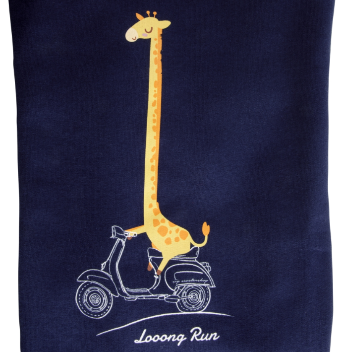 Kinder Sweatshirt "Looong Run", blau