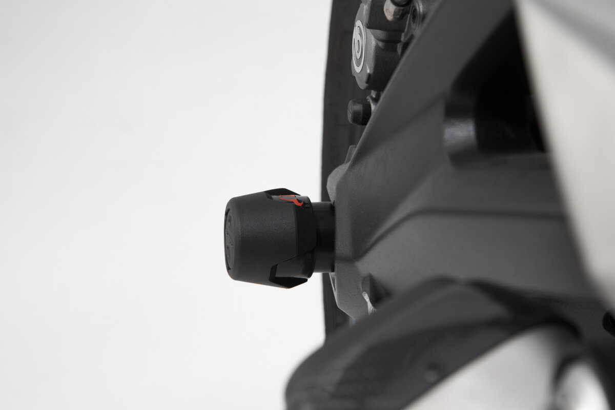 SW-Motech Sturzpad-Kit für Hinterachse schwarz für Yamaha YZF-R1, MT-10 /SP