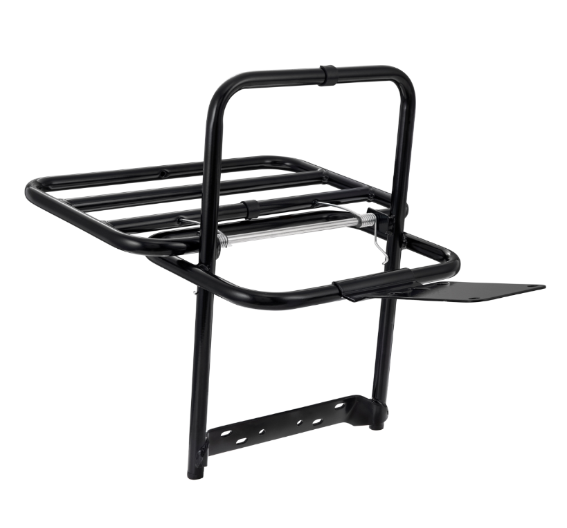 Gepäckträger hinten für Vespa PX 80-200ccm, klappbar, schwarz