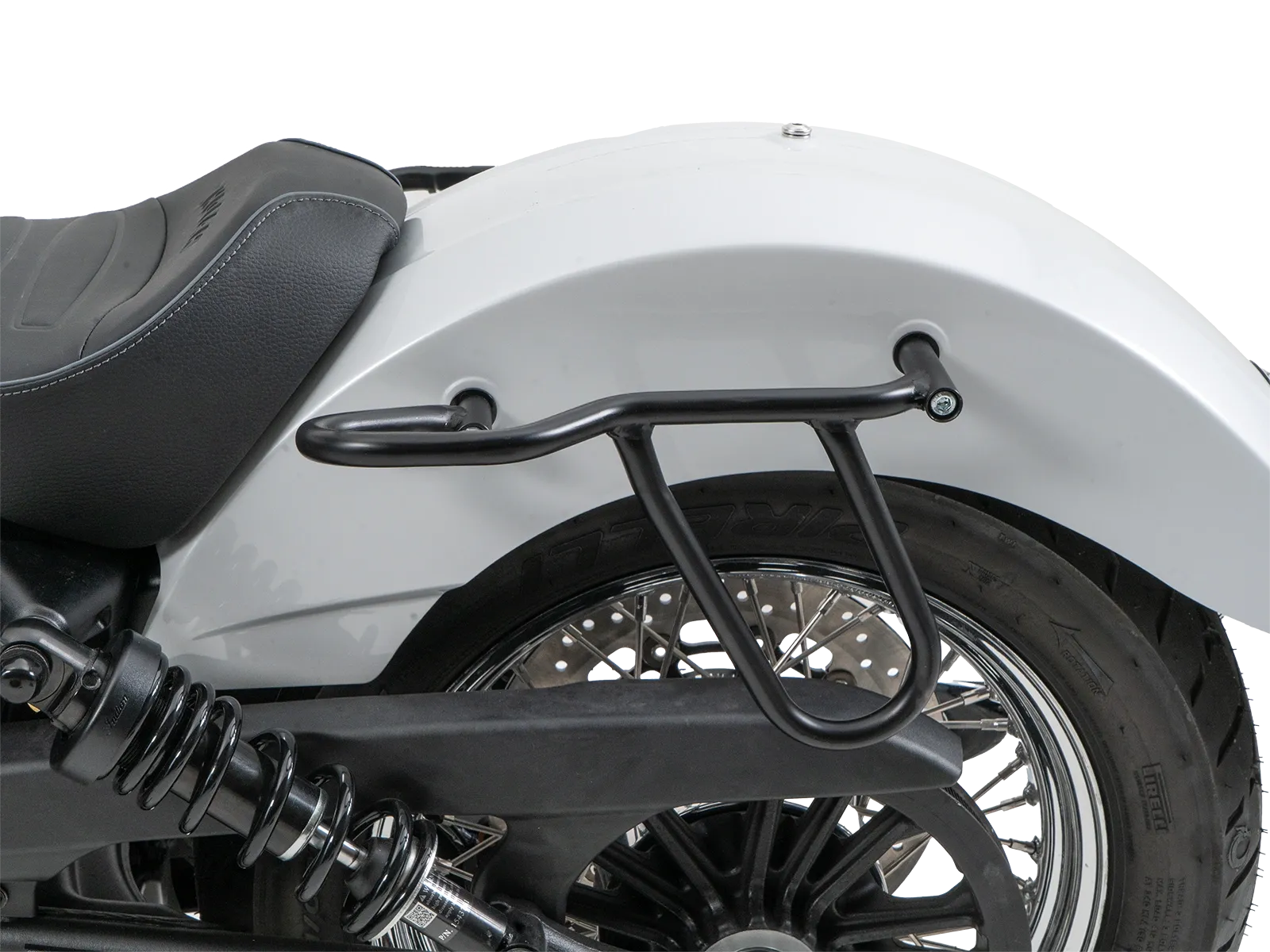 Cutout Taschen Set braun inkl. Halter für Indian Scout Classic 1250 (25-) Hepco & Becker