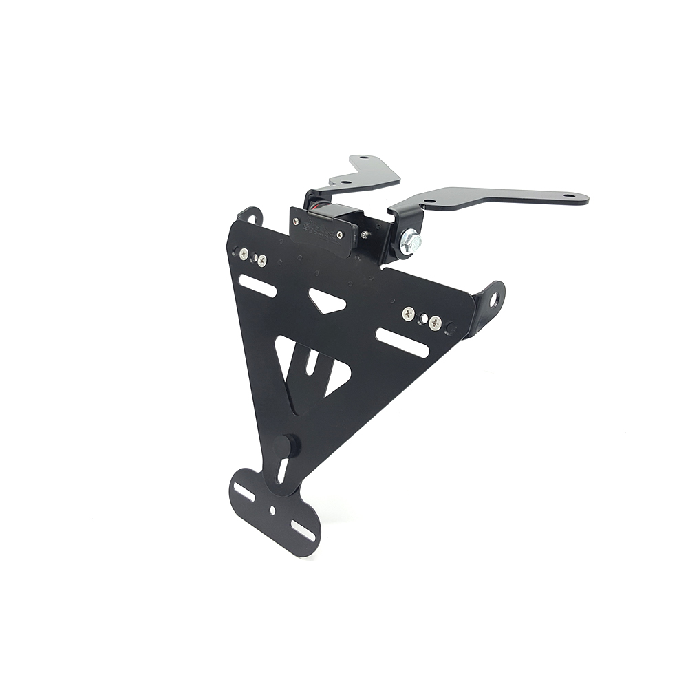 alpha Technik Kennzeichenhalter für Kawasaki Z750,Z1000,ZR750L,ZRT0; Typ ZR750L; Modelljahr 2007-