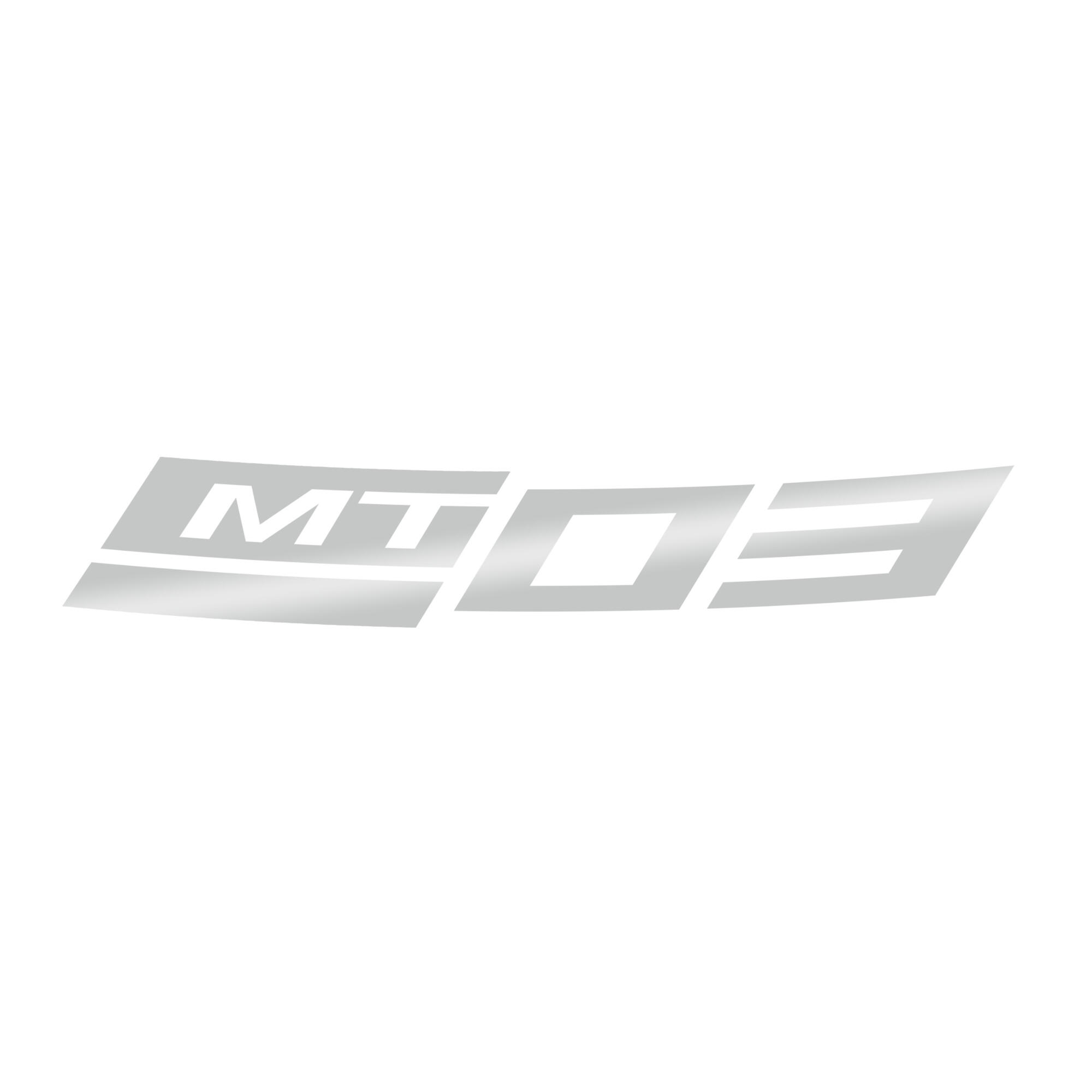 Reflektierender Felgenaufkleber hinten silber für Yamaha MT-03 (23-) Original
